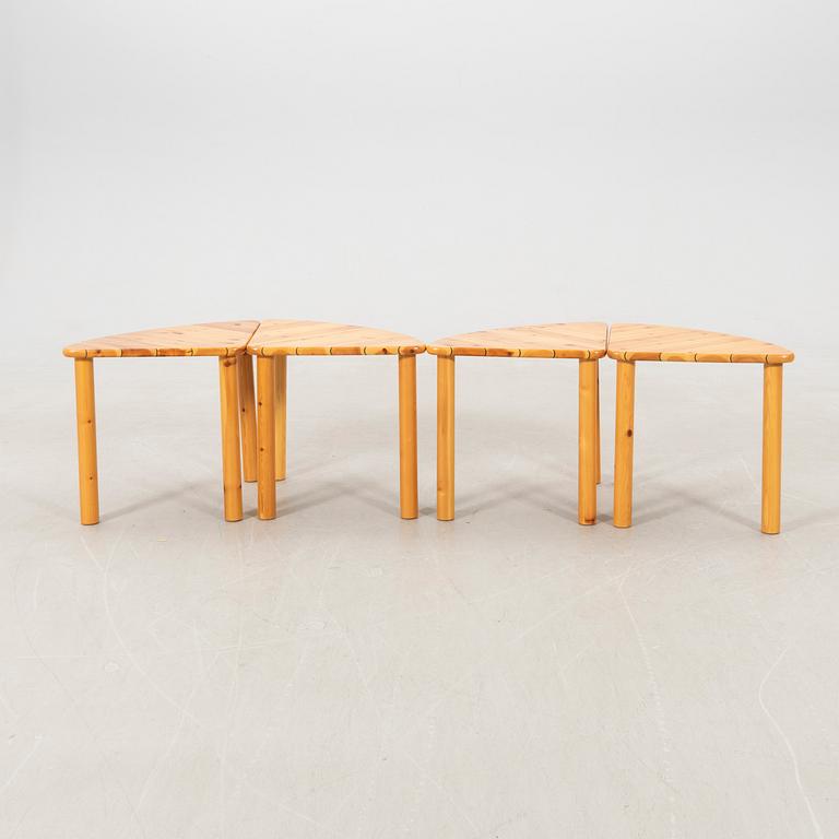 Coffee table/side table 4 dlr Troeds late 20th century.