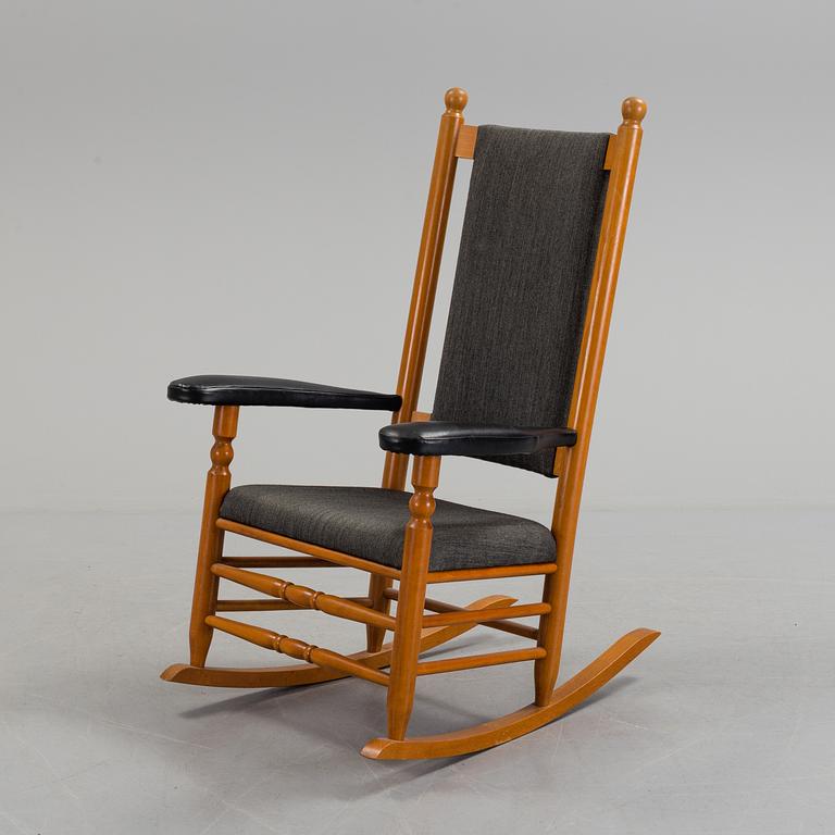 a rocking chair, Nesto stolfabrik, late 20th century.