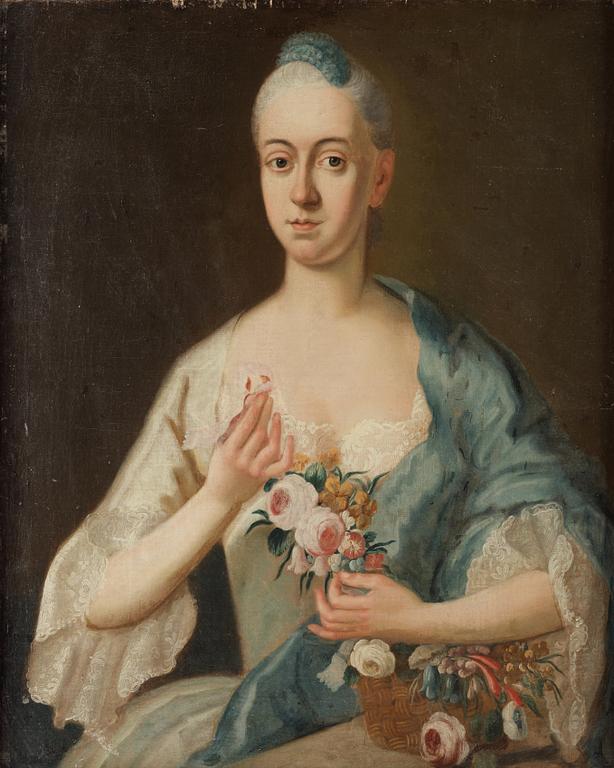 Unknown artist 18th century. Women portrait.