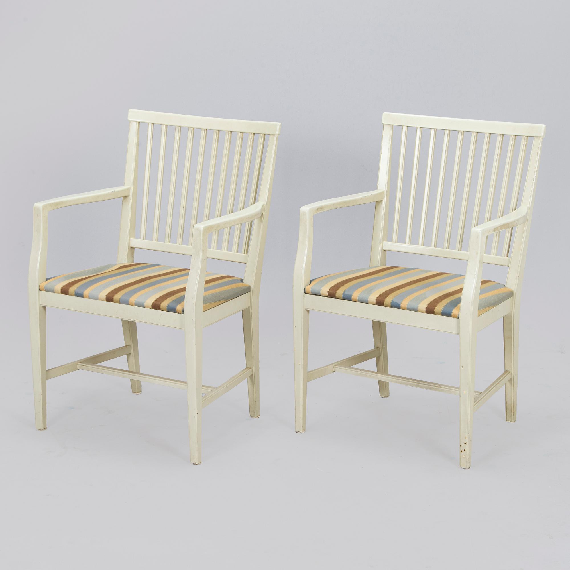 Olli Borg, A 11 pieces "Anjala" dining suite by Asko, 1960/70s.