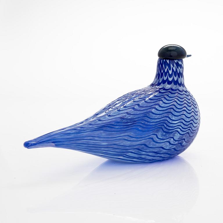 Oiva Toikka, a glass "Blue Bird", signed O. Toikka, Nuutajärvi.