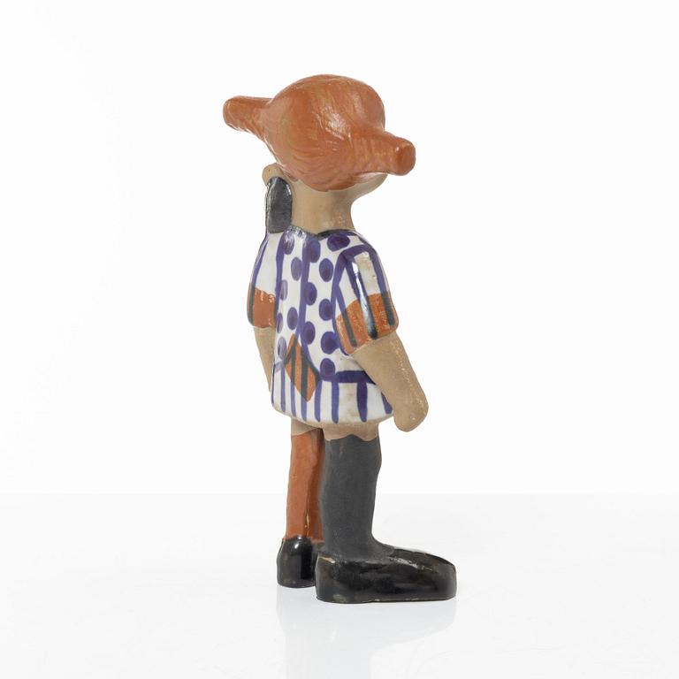 Lisa Larson, a stoneware figurine, "Pippi Longstocking", Gustavsberg.