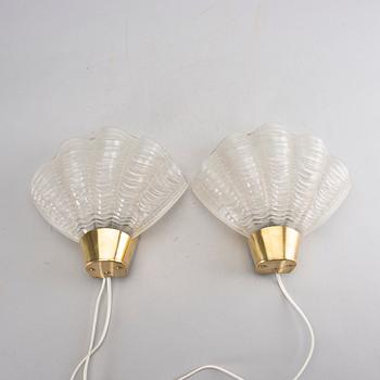 ASEA, a pair of wall lights, 1940's, Swedish Modern.