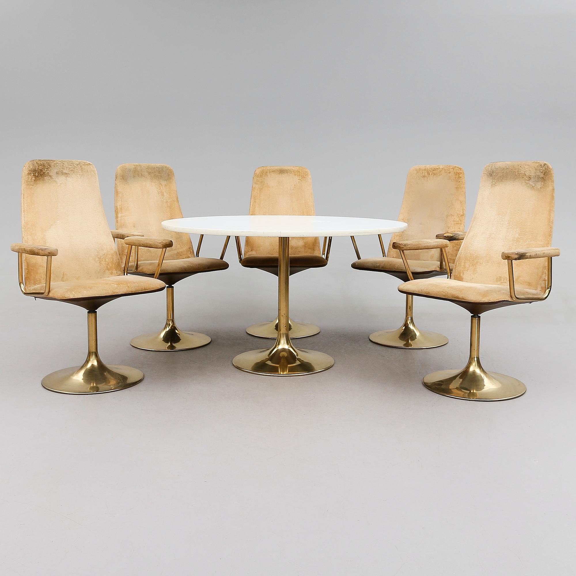 MATGRUPP, 6 delar, Johansson Design, 1900-talets andra hälft.