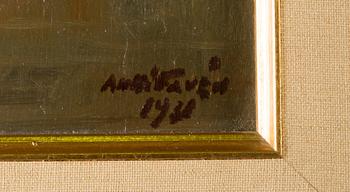Antti Favén, oil on board, signed and dated 1938.