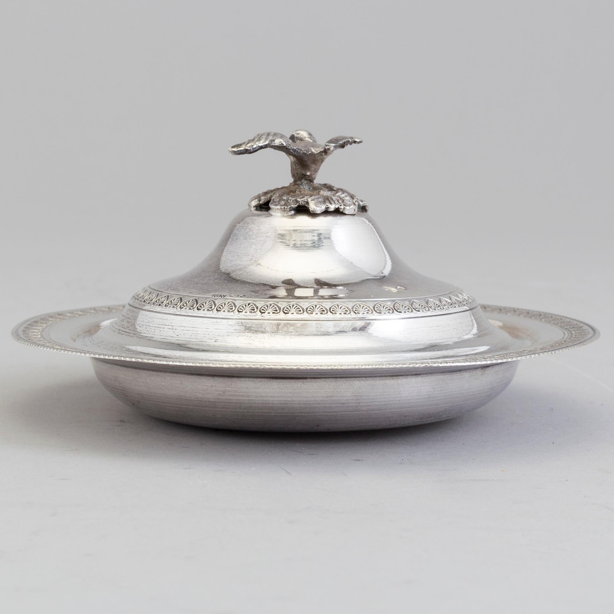 A silver bowl from the Ottoman empire, probably. Total weight 189 grams.
