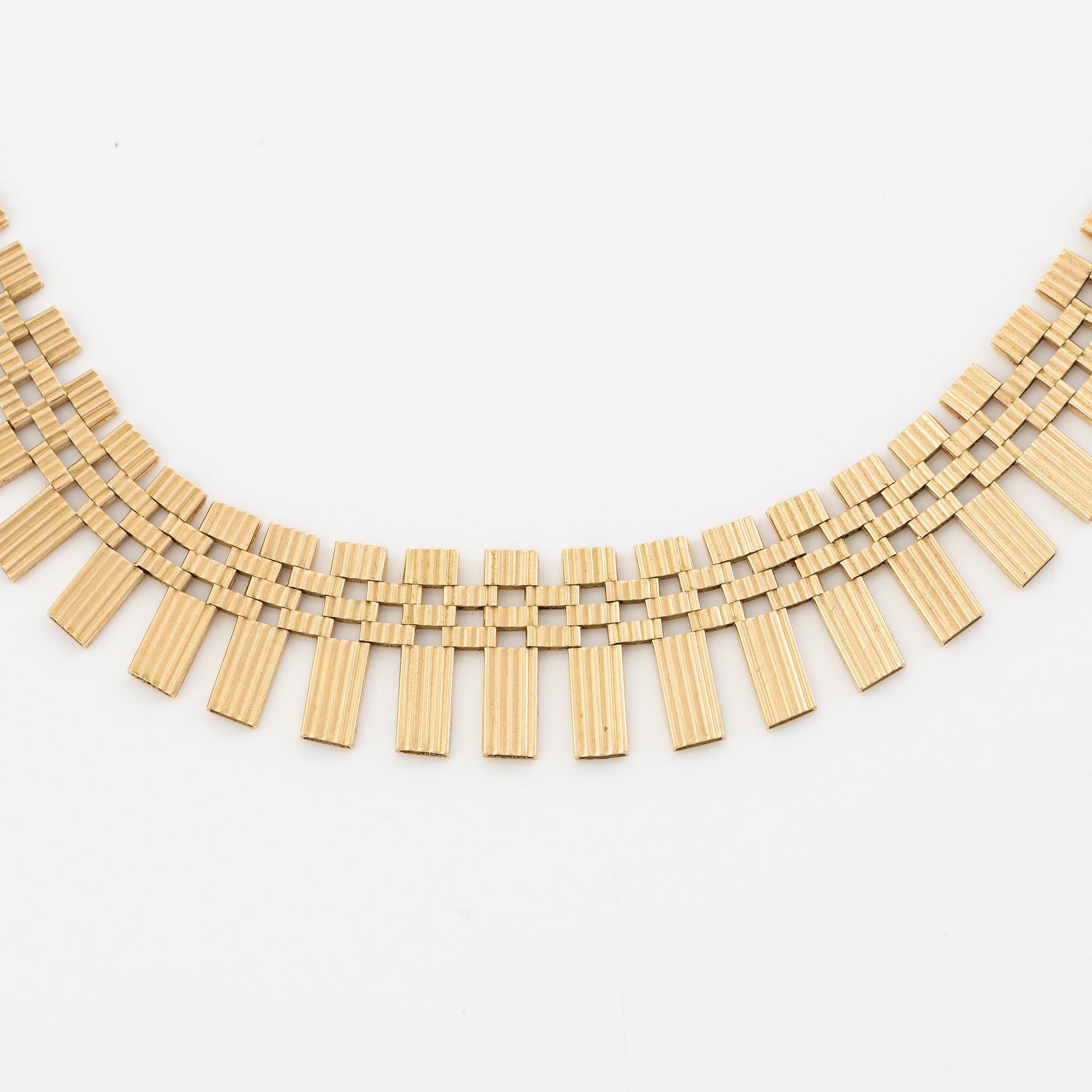 Collier 18K guld.