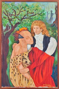 MONA SEILITZ, olja på duk. Signerad.