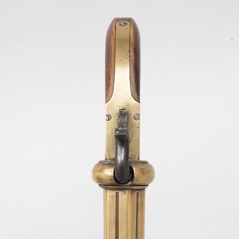 Slaglåsrevolver, svensk, 1800-talets andra hälft.