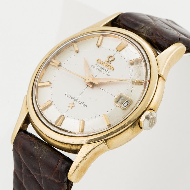 OMEGA, Constellation, Chronometer, "Pie-Pan", wristwatch, 34 mm.