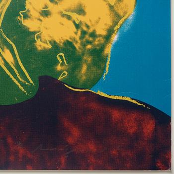 Andy Warhol, "With Hat", from: "Three portraits of Ingrid Bergman".