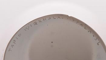 TAPIO WIRKKALA, MALJAKKO, "Kalanrakko" 3299, taidelasi. Signeerattu Tapio Wirkkala -56 Iittala.