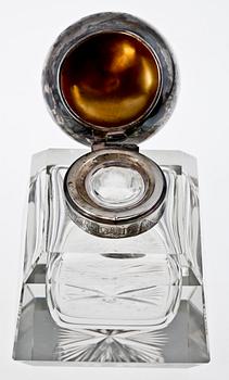 BLÄCKHORN, glas, silver, CG Hallberg, 1917.