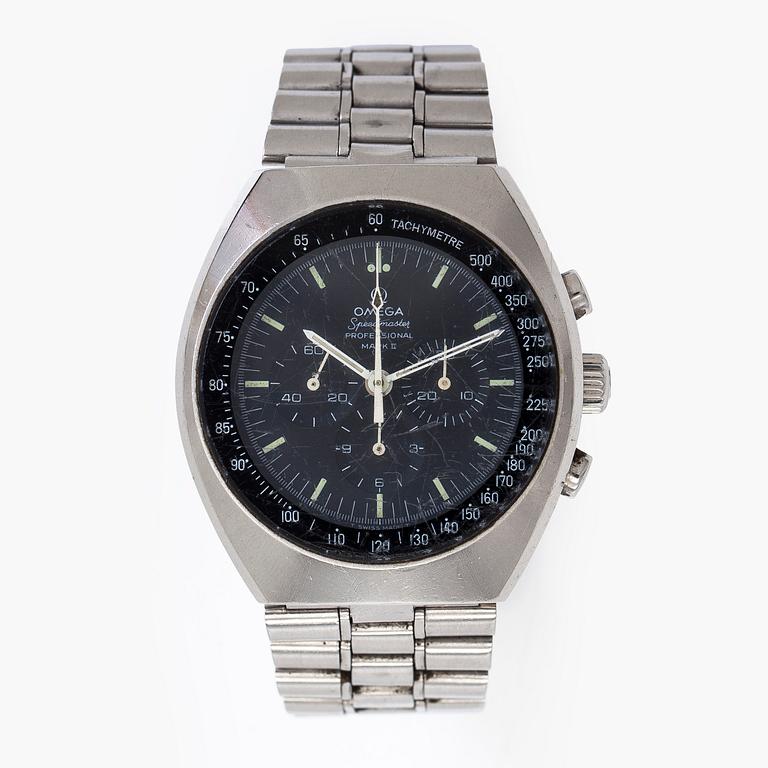 Omega, Speedmaster Professional, Mark II, kronografi, rannekello, 42 mm.