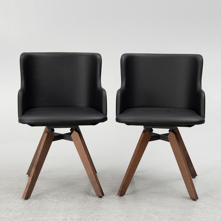 Studio Kronos, six "Mulan" chairs, Cattelan, Italia.