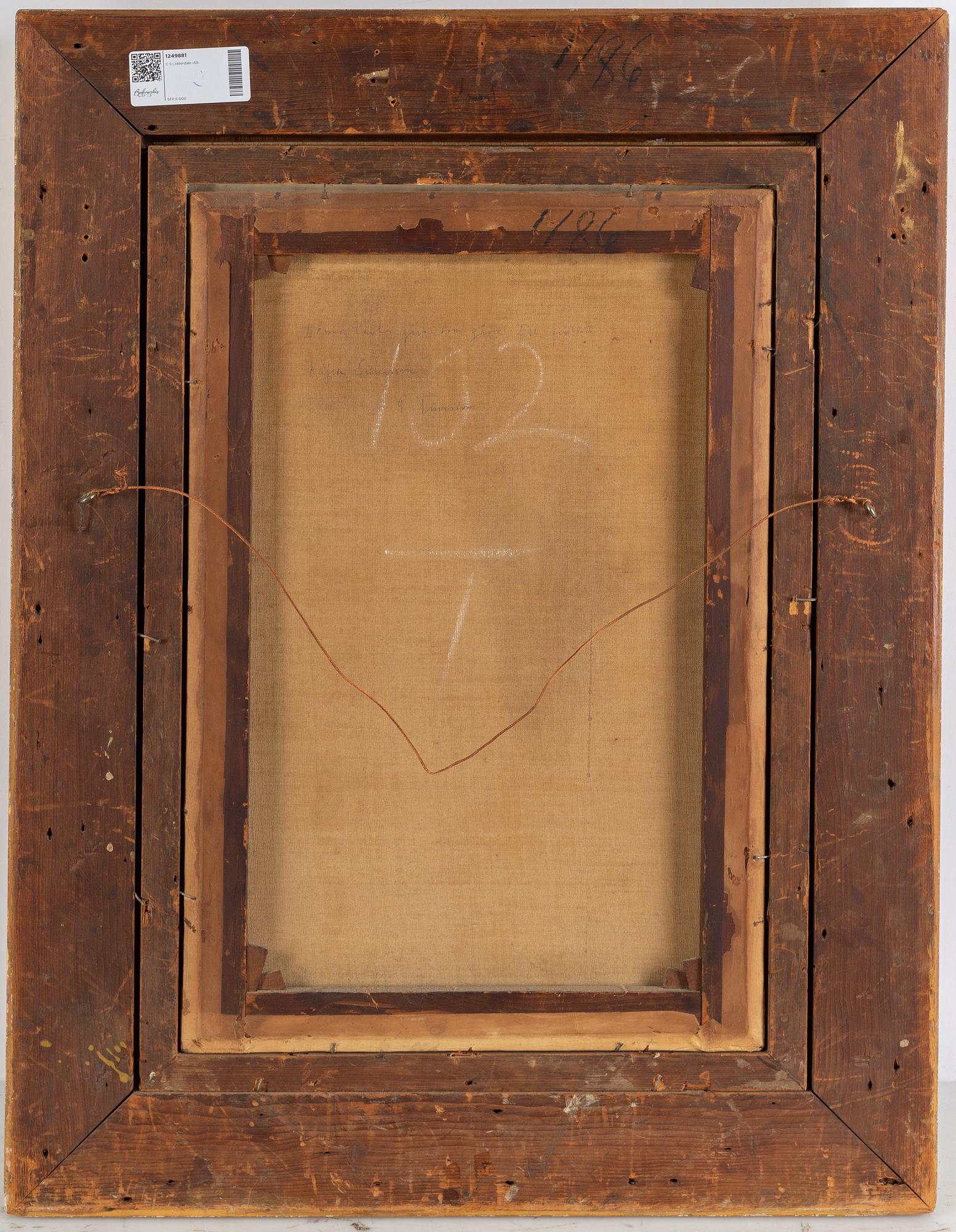 CHARLES SILLEM LIDDERDALE, olja på duk, signerad med monogram CSL och daterad 69.