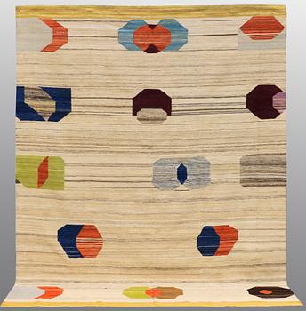 CARPET, flat weave, ca 290 x 230 cm.