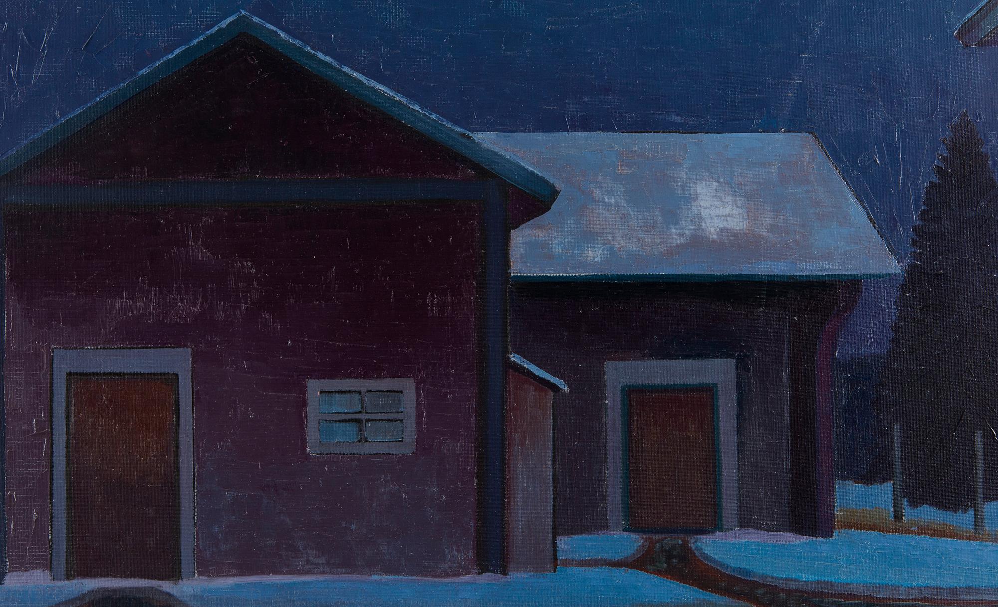 Juhani Palmu, Town in winter.