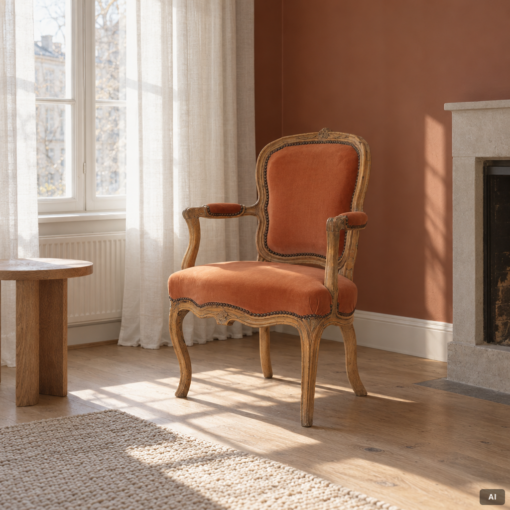 A Louis XVI armchair, France, 18th Century.