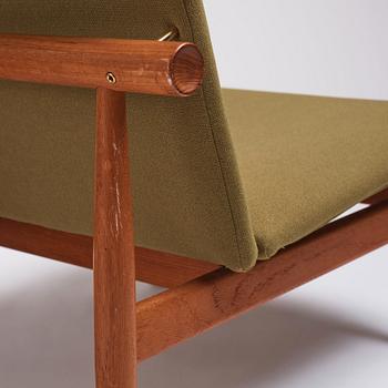 Finn Juhl, a par of 'Japan' (FD-137) easy chairs, France & Son, Denmark 1960s.