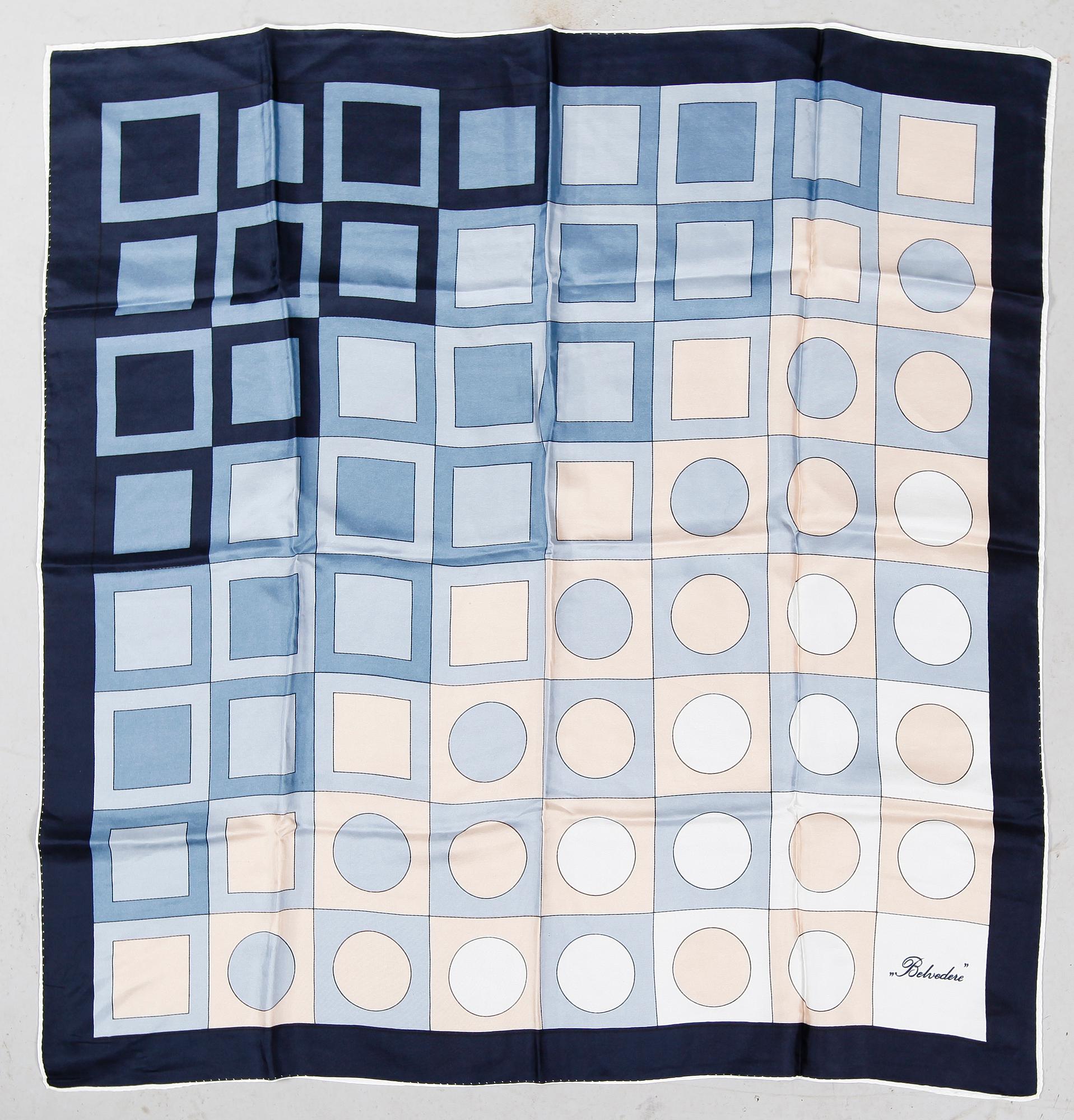 SCARVES, 3 st, siden och ull.
