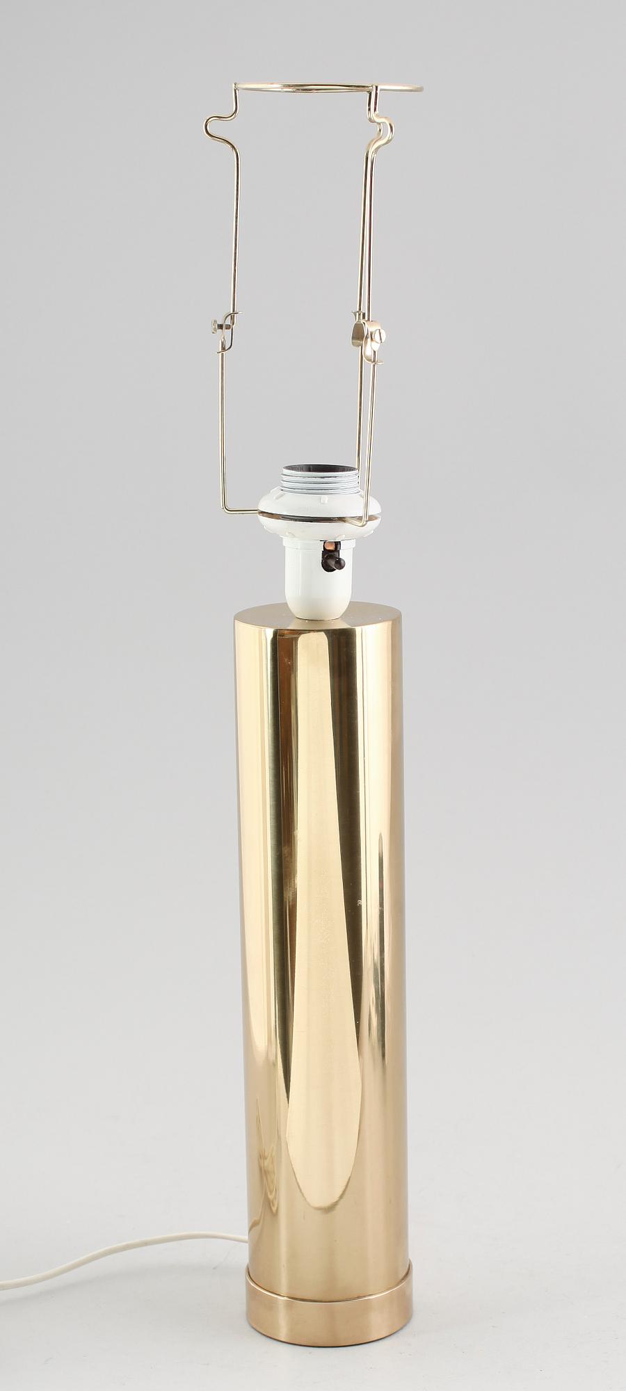 BORDSLAMPA, Bergboms, 1900-talets andra hälft.
