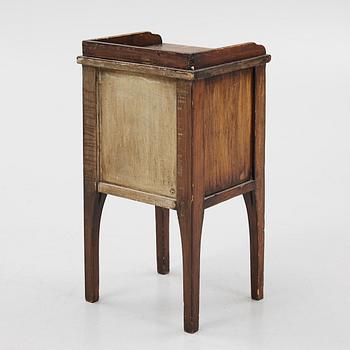 A bedside table, 19th century.