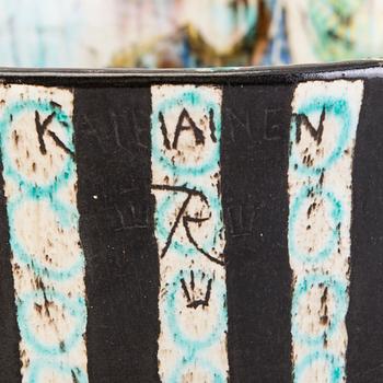 BIRGER KAIPIAINEN, malja, kivitavaraa, signeerattu Kaipiainen, Rörstrand.