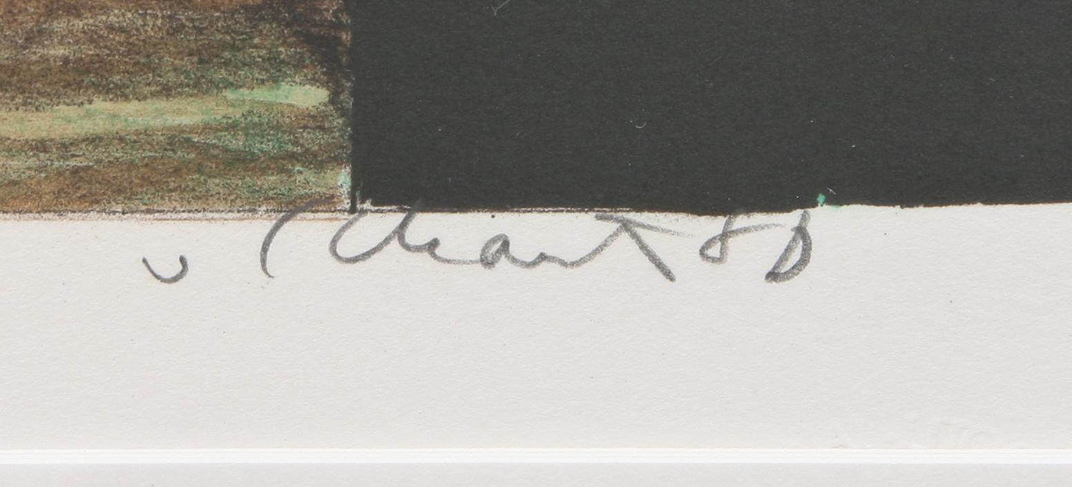 PHILIP VON SCHANTZ, färglitografi, sign o numr 130/190.