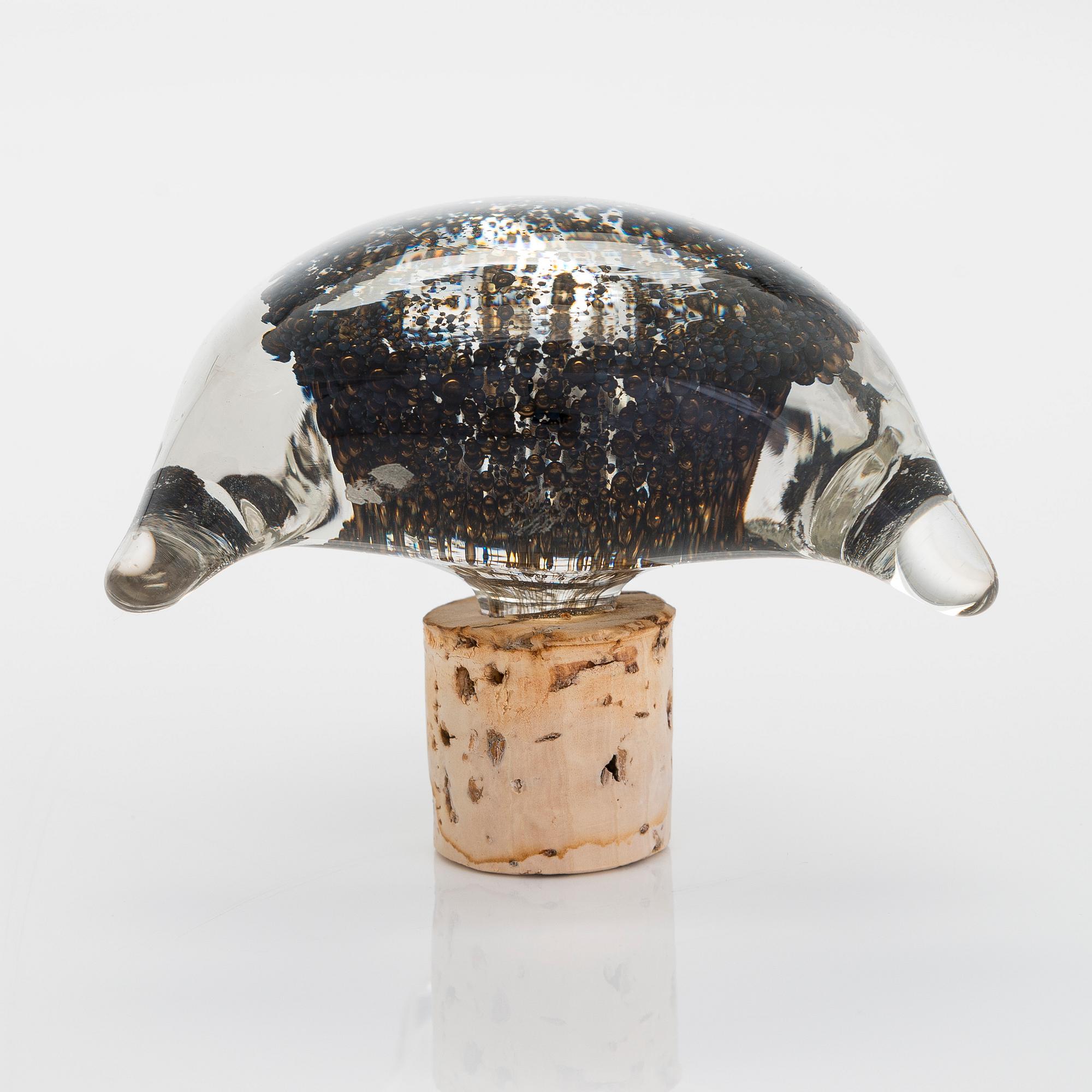 Björn Weckström, karaff, 'Napoleon', signerad Björn Weckstöm Nuutajärvi Notsjö.