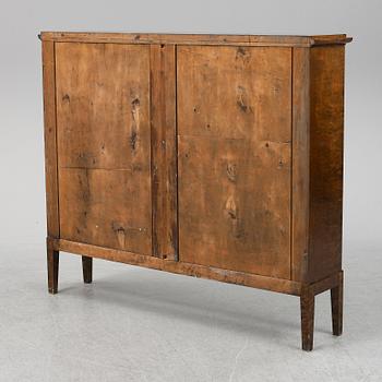 A stained birch bookcase, 1930's.