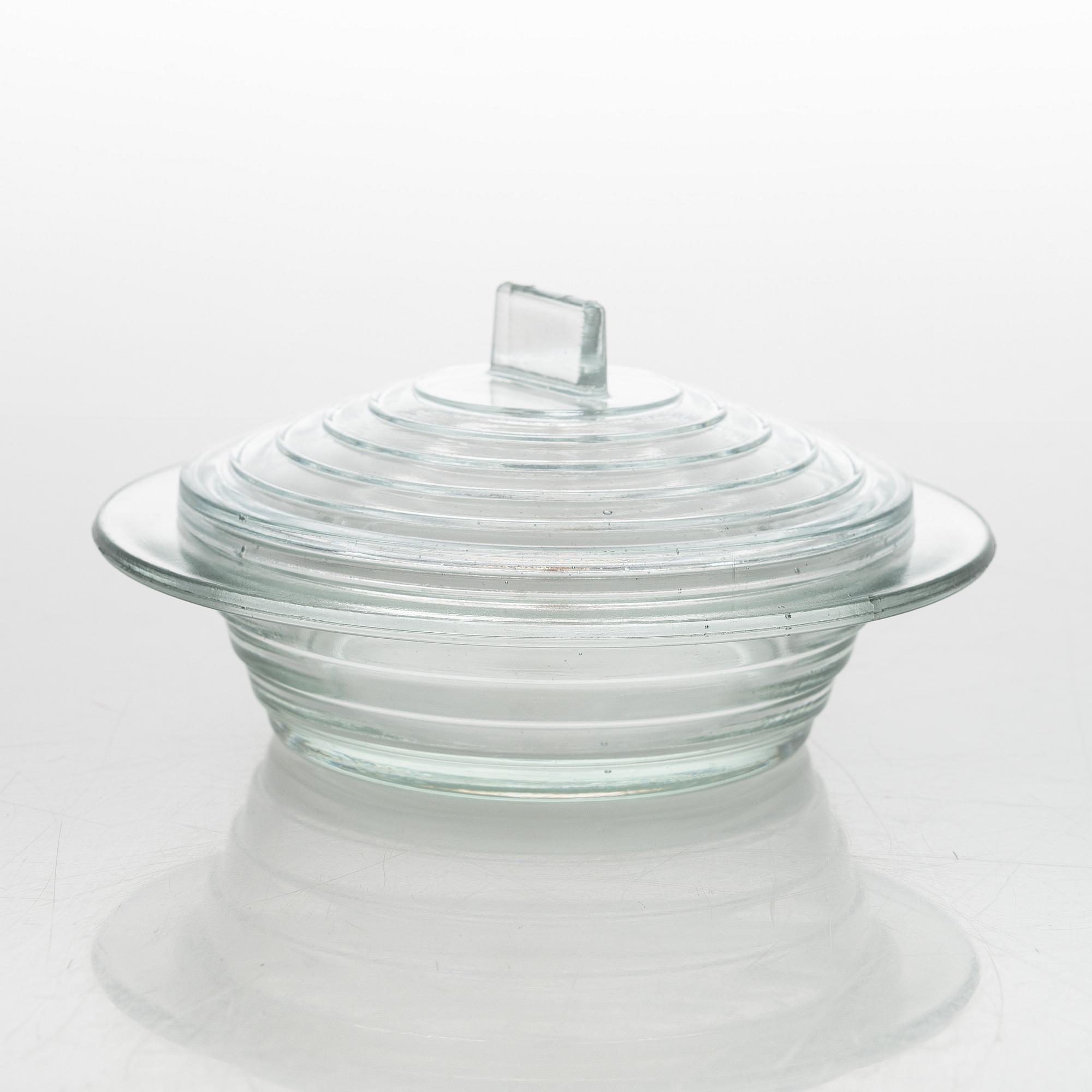 Aino Aalto, smörask, Karhula Glasbruk 1940-tal.