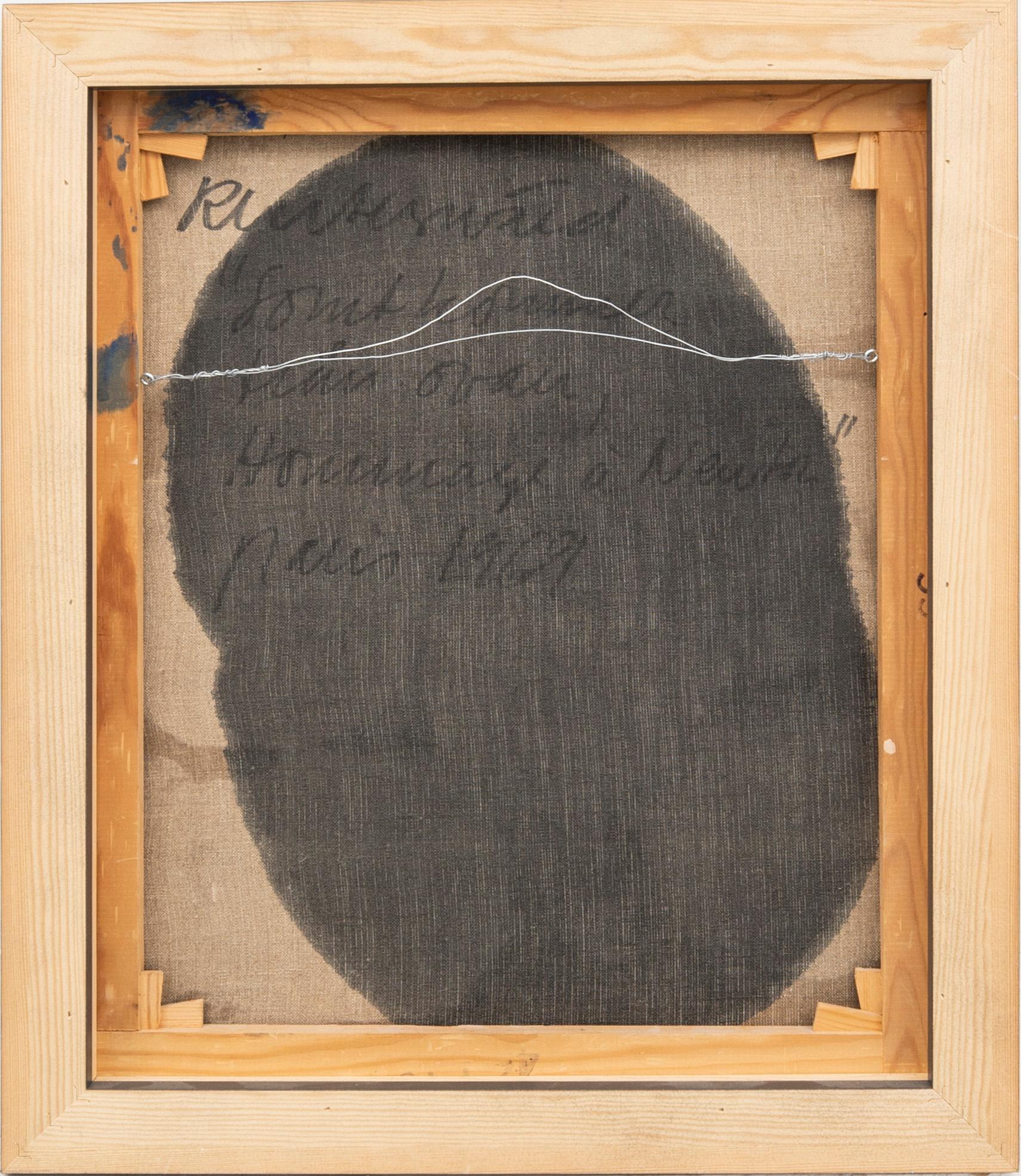 Carl Fredrik Reuterswärd, oil on canvas signed and dated 1969.