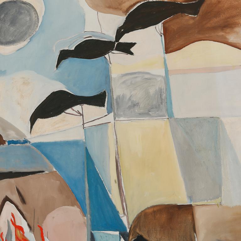 oil on canvas, signed and dated -56.