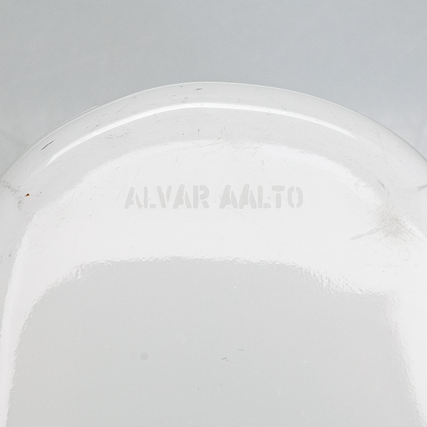 Alvar Aalto, Two '3030' vases signed Alvar AAlto.