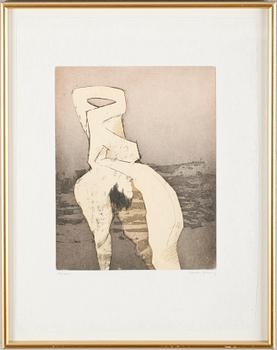 Dorothea Tanning · DOROTHEA TANNING, etsning, signerad och numrerad 43/100.