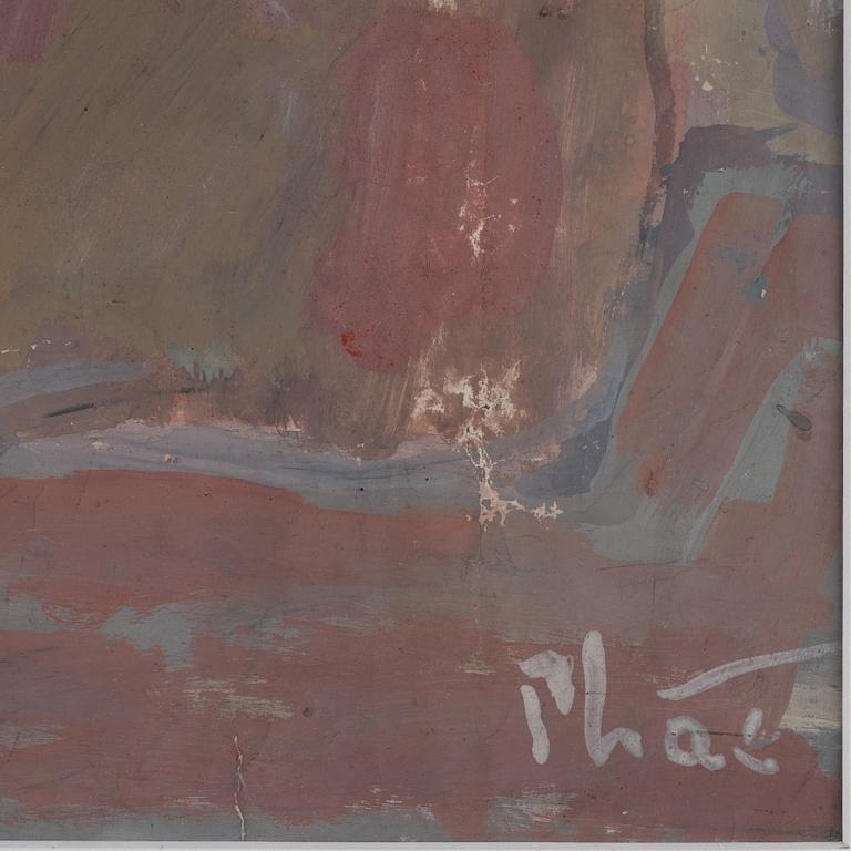 Bui Xuan Phai, Bui Xuan Phai, Bui Xuan Phai, Vietnam (1920-1988), Mor och barn i stadslandskap.