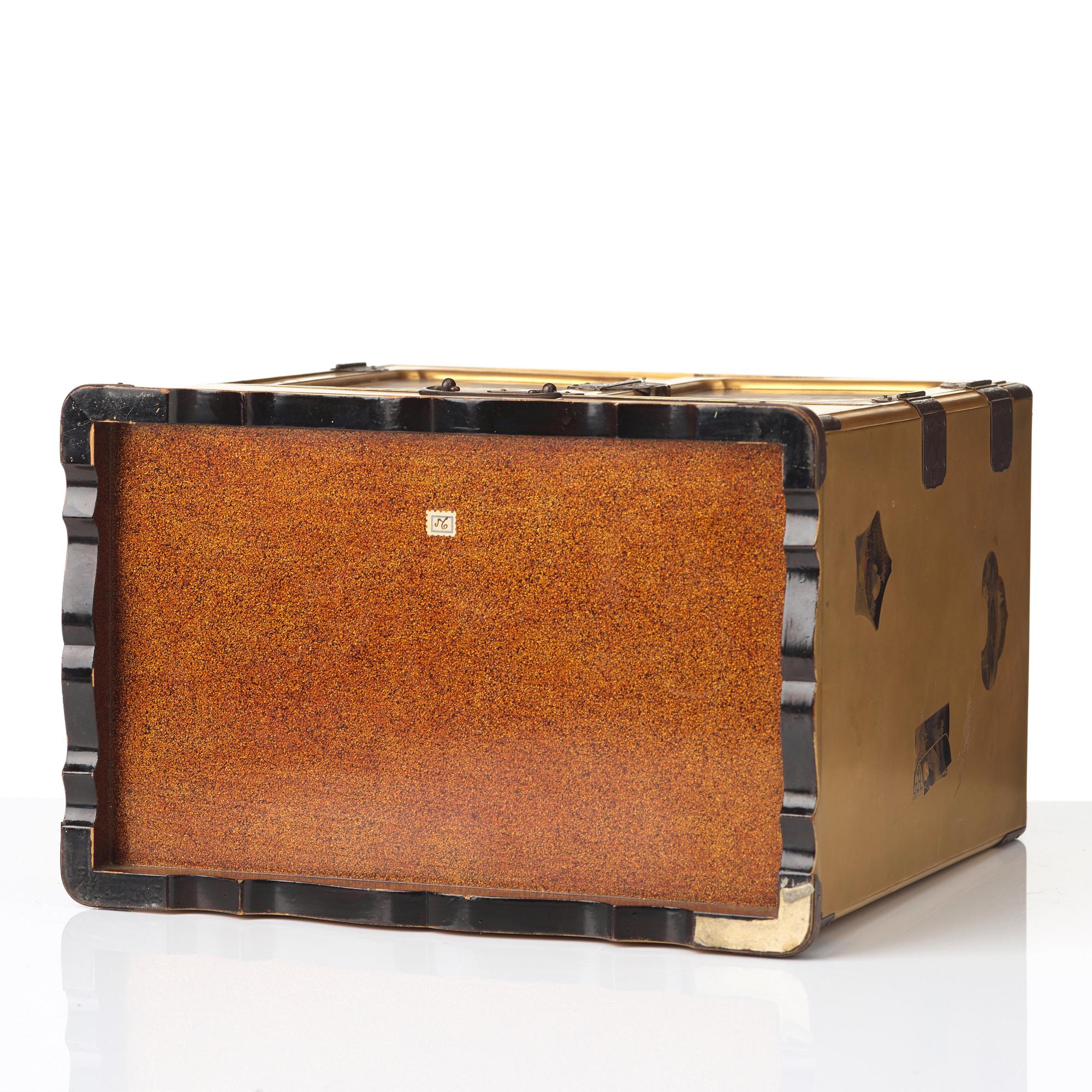 A Japanese lacquered cabinet, Meiji period (1868-1912).