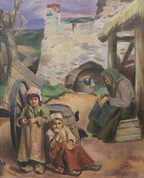 GEORG PAULI, olja duk, sign.