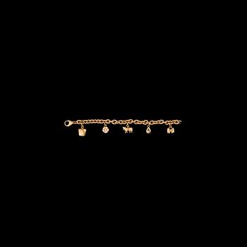 A BRACELET, 18K gold, diamonds. Chopard. Weight c. 65 g.