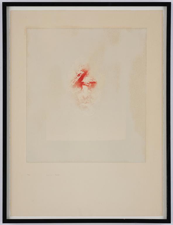 Louis Le Brocquy, "W.B. Yeats" from: "Hommage aux Prix Nobel" (The Nobel Prize Portfolio).