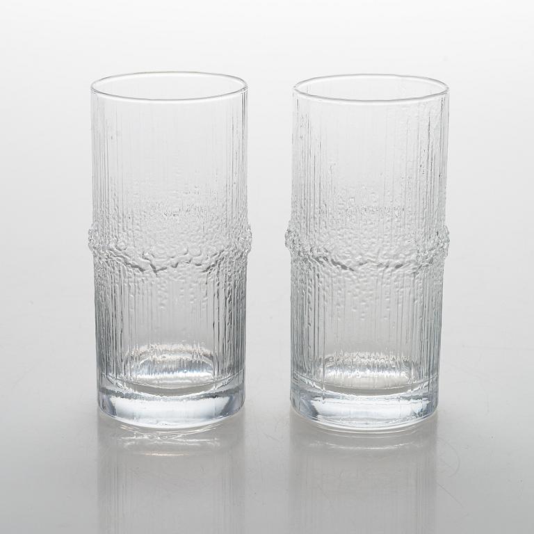 Tapio Wirkkala, a 24-piece set of "Niva" glassware, Iittala. In production 1972-1992.