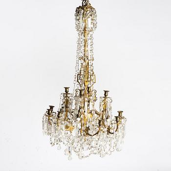 Ljuskrona, oscariansk, 1800-talets slut.