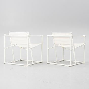 A pair of arm chairs "Cubus", Radboud van Beekum.