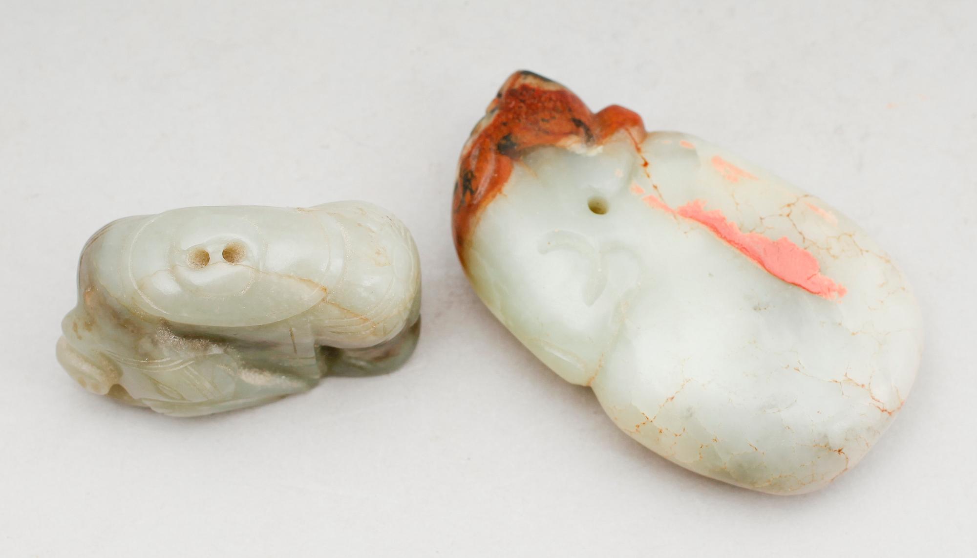 FIGURER, 2 st, jade, Kina.
