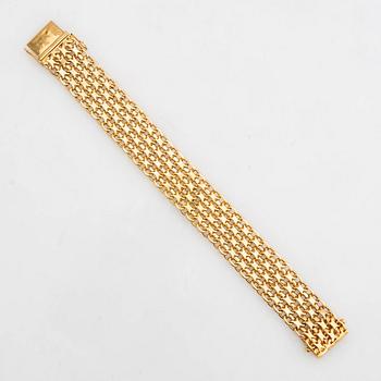 Armband  X-länk 18K guld Mary Kvoch Stockholm 1958.