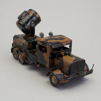 A tinplate Tipp & Co search light car, Germany, 1930/40s.