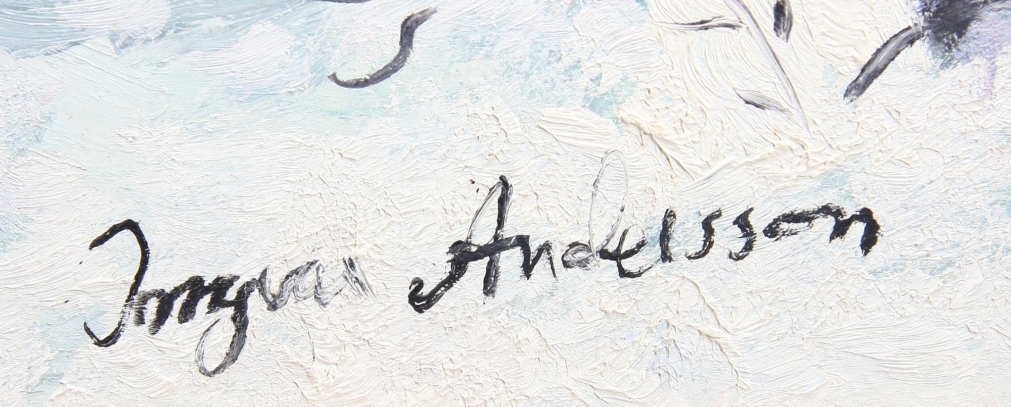 INGVAR ANDERSSON, olja på pannå. Sign.