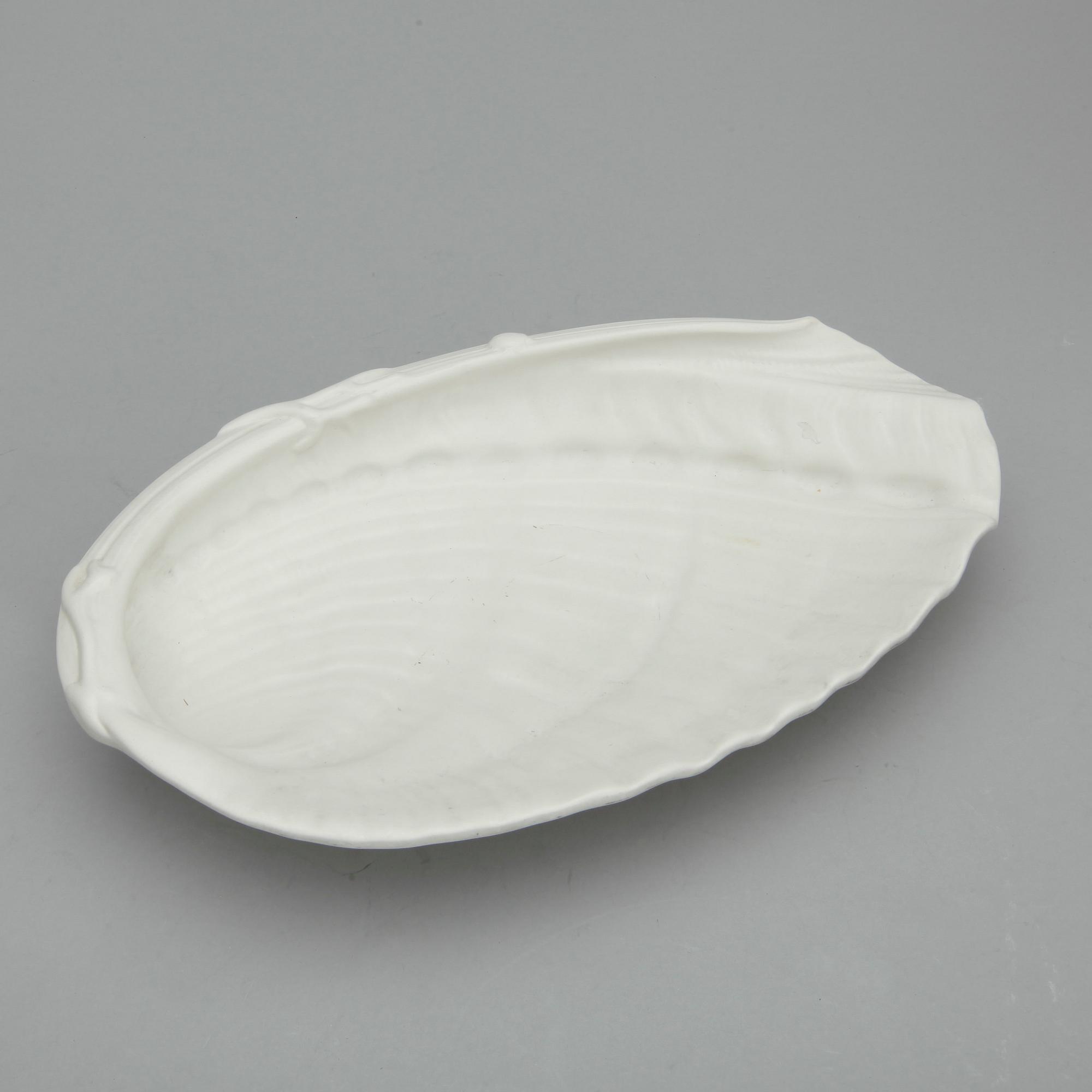 SKÅLFAT, stengods, "Carrara" Wilhelm Kåge, Gustavsberg, omkring 1900-talets mitt.