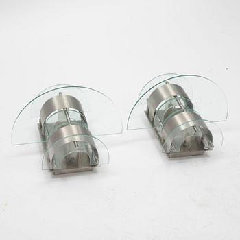 Louis Poulsen, a pair of model 'Mini Corona' wall lamps, Denmark.